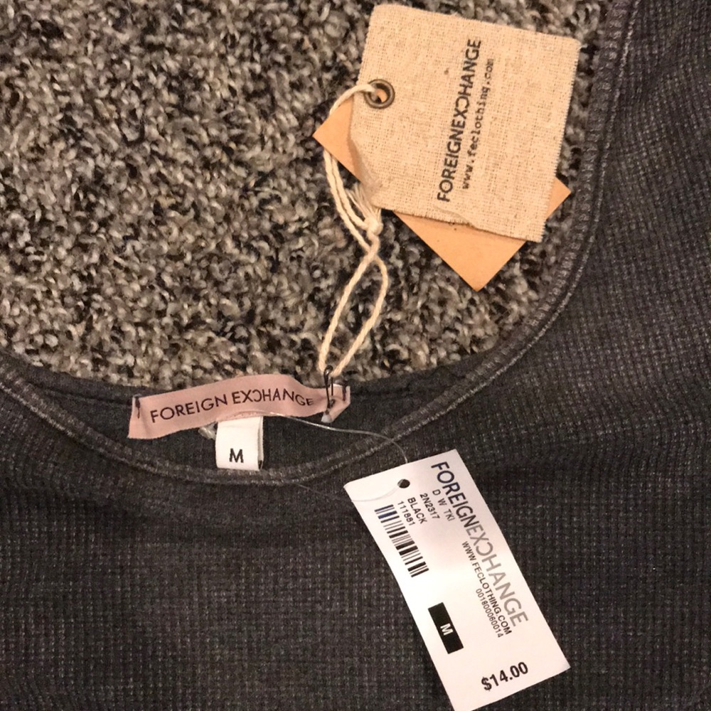 Grey crop top